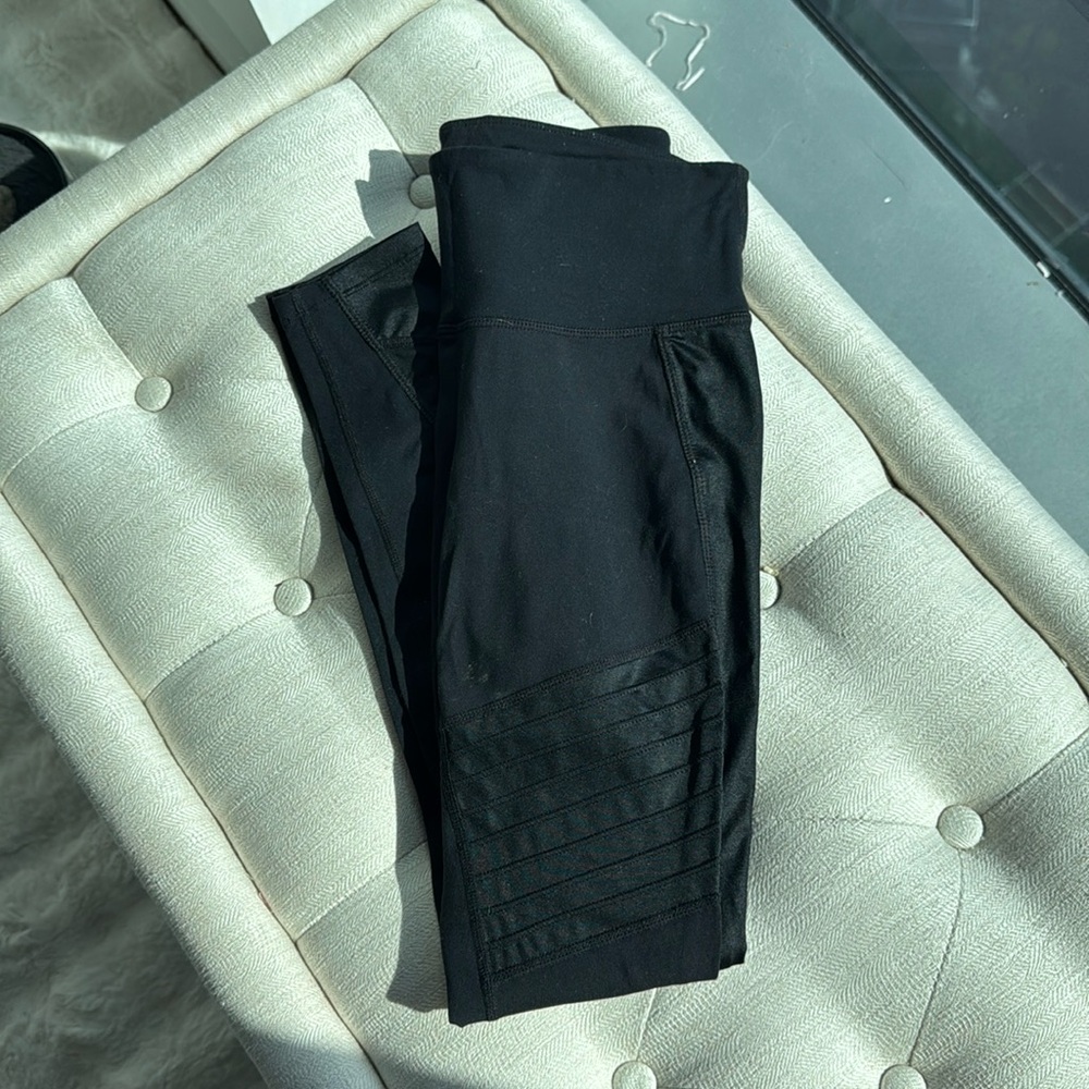 Athleta moto mesh leggings